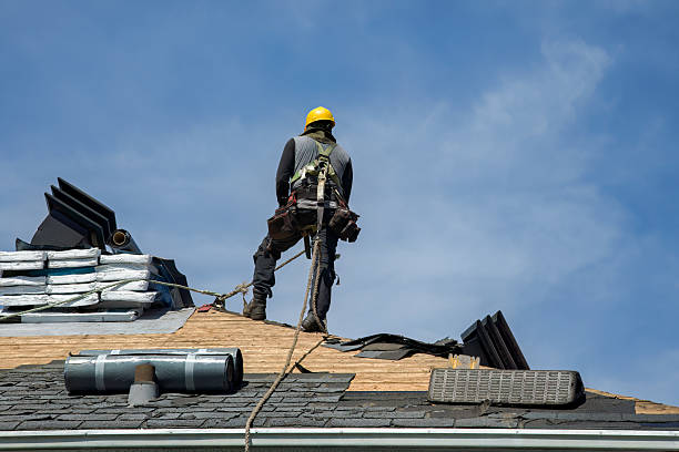 Professional Flat Roof Repair technician working in Boone, NC